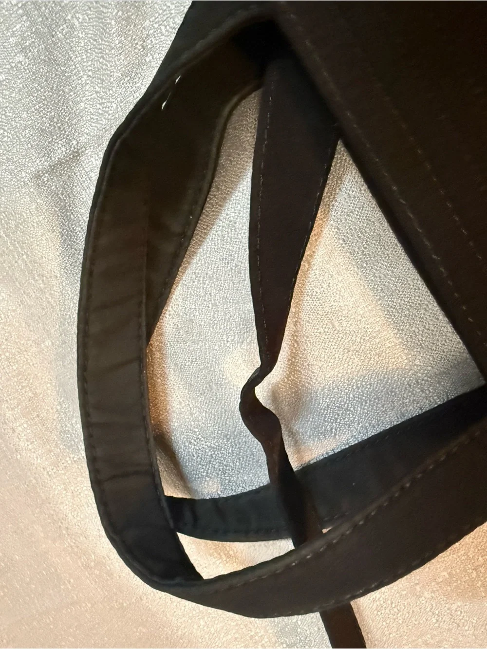 Vera Bradley Black Quilted Tote Bag with Top Handles